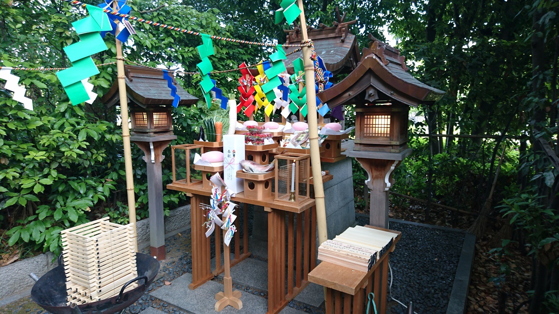 鳥居と仏式のミックスされた信仰