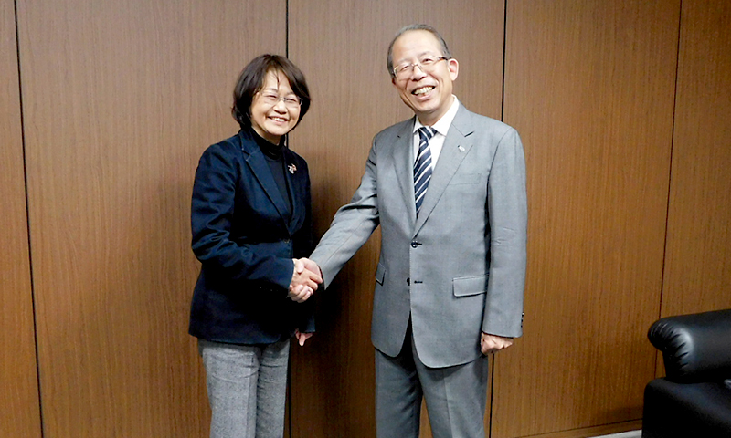 藤野社長・舟越事務局長