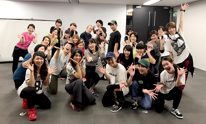 フラッシュモブ参加者